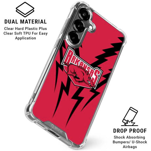 University of Arkansas-Fayetteville Razorbacks Galaxy S26 Plus Clear Case