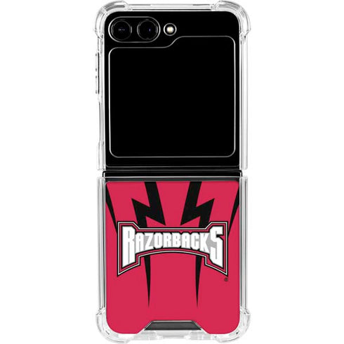 University of Arkansas-Fayetteville Razorbacks Galaxy Z Flip6 Clear Case