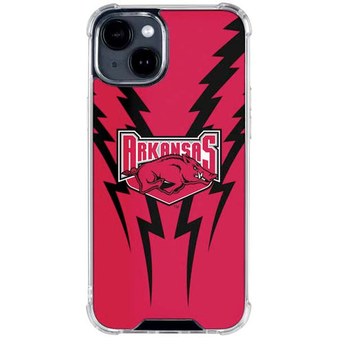 University of Arkansas-Fayetteville Razorbacks iPhone 15 Clear Case