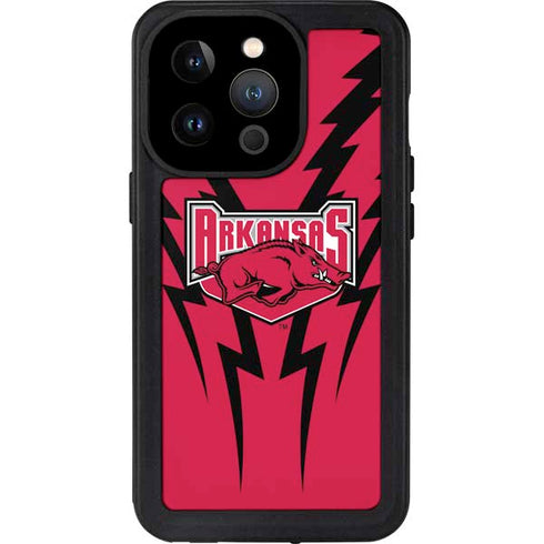 University of Arkansas-Fayetteville Razorbacks iPhone 15 Pro Waterproof Case
