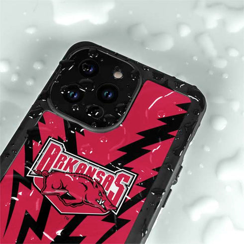 University of Arkansas-Fayetteville Razorbacks iPhone 15 Pro Waterproof Case