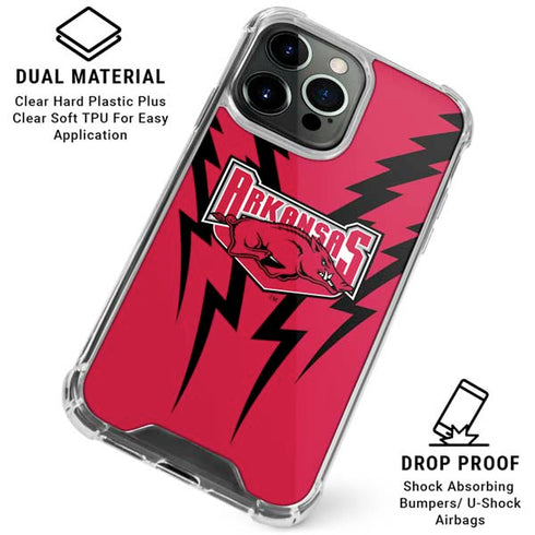University of Arkansas-Fayetteville Razorbacks iPhone 16 Pro Clear Case