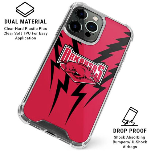 University of Arkansas-Fayetteville Razorbacks iPhone 16 Pro Max Clear Case