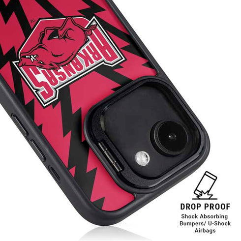 University of Arkansas-Fayetteville Razorbacks iPhone 16e Kickstand Case