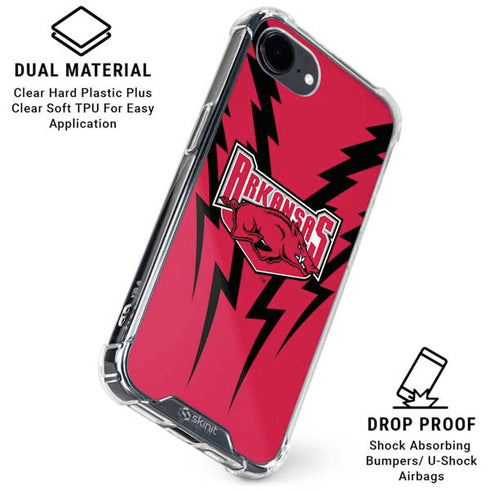 University of Arkansas-Fayetteville Razorbacks iPhone 16e Clear Case