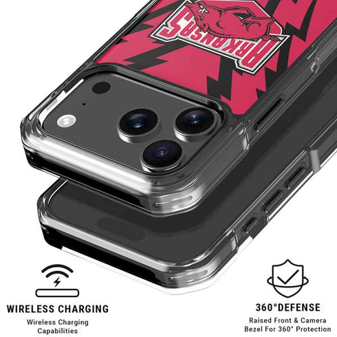 University of Arkansas-Fayetteville Razorbacks iPhone 17 Pro Clear Case