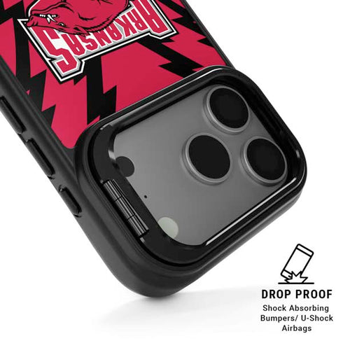 University of Arkansas-Fayetteville Razorbacks iPhone 17 Pro Max Kickstand Case