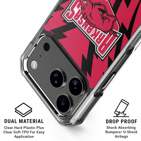 University of Arkansas-Fayetteville Razorbacks iPhone 18 Pro Clear Case