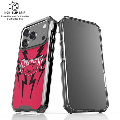 University of Arkansas-Fayetteville Razorbacks iPhone 18 Pro Clear Case