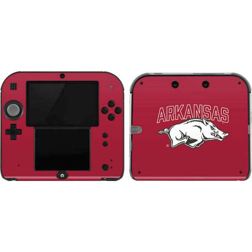 University of Arkansas-Fayetteville Razorbacks Logo Nintendo 2DS Skin