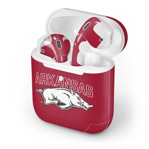 University of Arkansas-Fayetteville Razorbacks Logo Apple AirPods 2 Skin