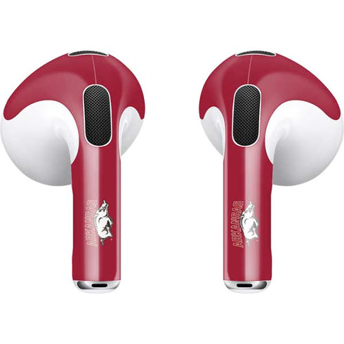 University of Arkansas-Fayetteville Razorbacks Logo Apple AirPods (3rd Gen 2021) Skin