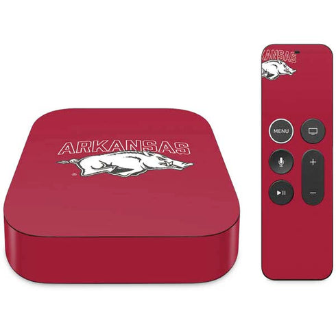 University of Arkansas-Fayetteville Razorbacks Logo Apple TV Skin