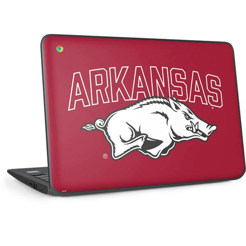 University of Arkansas-Fayetteville Razorbacks Logo HP Chromebook Skin