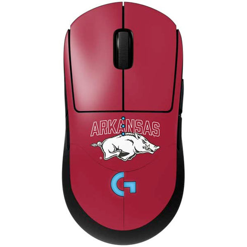 University of Arkansas-Fayetteville Razorbacks Logo G Pro Wireless Gaming Mouse Skin