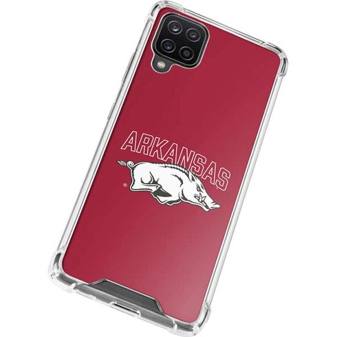 University of Arkansas-Fayetteville Razorbacks Logo Galaxy A12 Clear Case