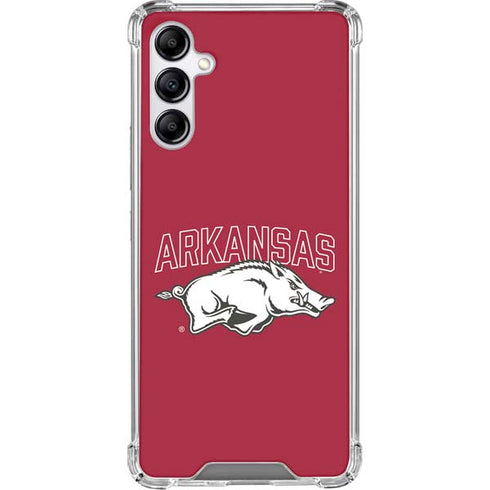 University of Arkansas-Fayetteville Razorbacks Logo Galaxy A14 5G Clear Case