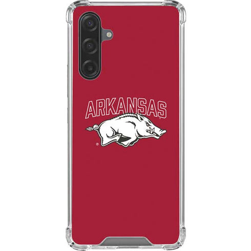 University of Arkansas-Fayetteville Razorbacks Logo Galaxy A17 Clear Case