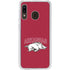 University of Arkansas-Fayetteville Razorbacks Logo Galaxy A20 Clear Case