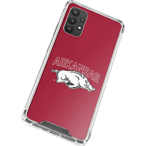 University of Arkansas-Fayetteville Razorbacks Logo Galaxy A32 5G Clear Case