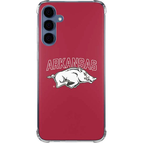 University of Arkansas-Fayetteville Razorbacks Logo Galaxy A35 5G Clear Case
