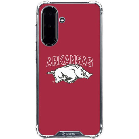 University of Arkansas-Fayetteville Razorbacks Logo Galaxy A36 5G Clear Case