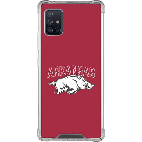 University of Arkansas-Fayetteville Razorbacks Logo Galaxy A51 5G Clear Case