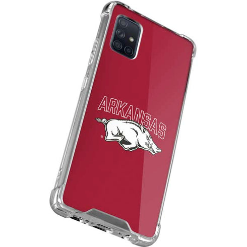 University of Arkansas-Fayetteville Razorbacks Logo Galaxy A51 5G Clear Case