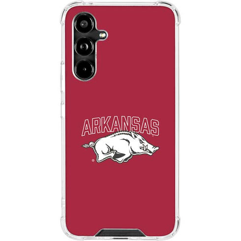 University of Arkansas-Fayetteville Razorbacks Logo Galaxy A54 5G Clear Case