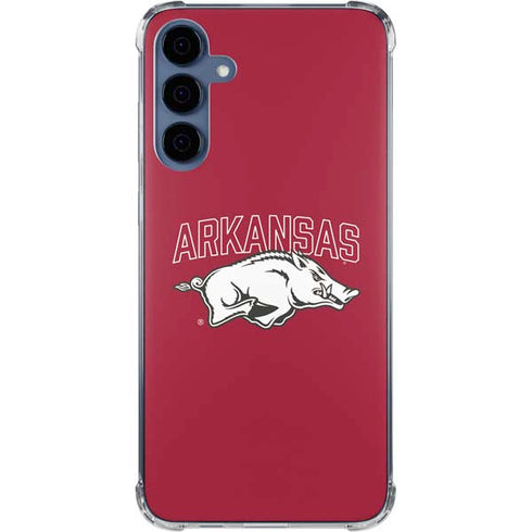 University of Arkansas-Fayetteville Razorbacks Logo Galaxy A55 5G Clear Case