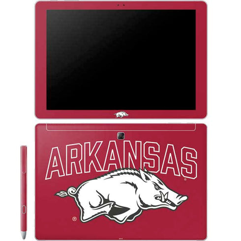 University of Arkansas-Fayetteville Razorbacks Logo Galaxy Book 12in Skin
