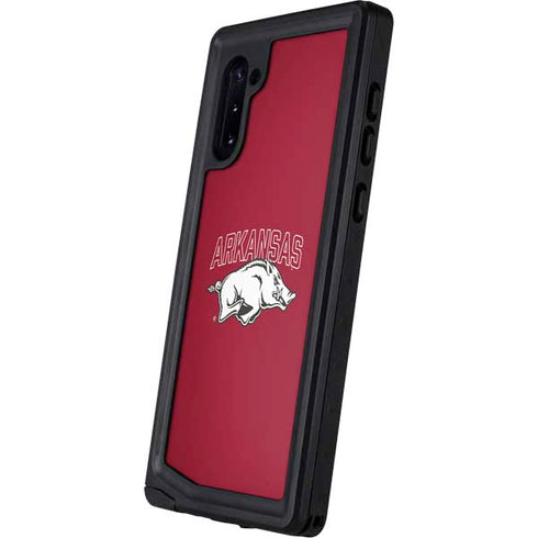 University of Arkansas-Fayetteville Razorbacks Logo Galaxy Note 10 Waterproof Case