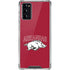 University of Arkansas-Fayetteville Razorbacks Logo Galaxy Note20 5G Clear Case