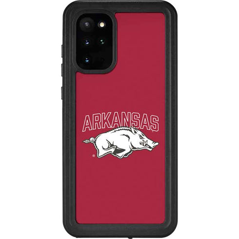 University of Arkansas-Fayetteville Razorbacks Logo Galaxy S20 Plus Waterproof Case