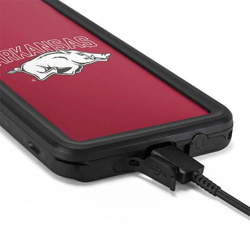 University of Arkansas-Fayetteville Razorbacks Logo Galaxy S20 Plus Waterproof Case