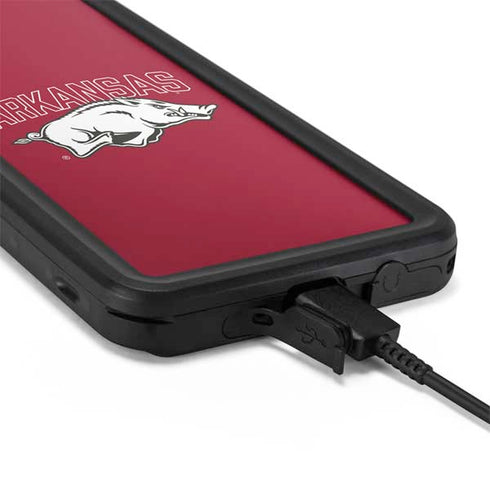 University of Arkansas-Fayetteville Razorbacks Logo Galaxy S20 Waterproof Case