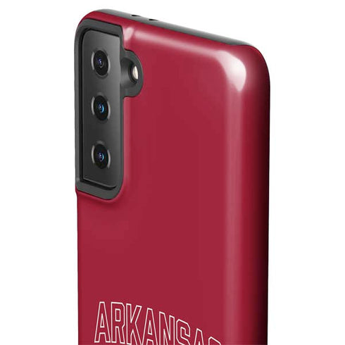 University of Arkansas-Fayetteville Razorbacks Logo Galaxy S21 FE Pro Case