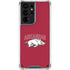 University of Arkansas-Fayetteville Razorbacks Logo Galaxy S21 Ultra 5G Clear Case