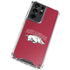 University of Arkansas-Fayetteville Razorbacks Logo Galaxy S21 Ultra 5G Clear Case
