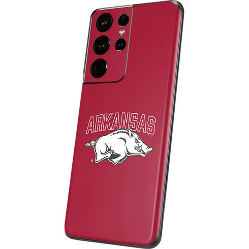 University of Arkansas-Fayetteville Razorbacks Logo Galaxy S21 Ultra 5G Skin