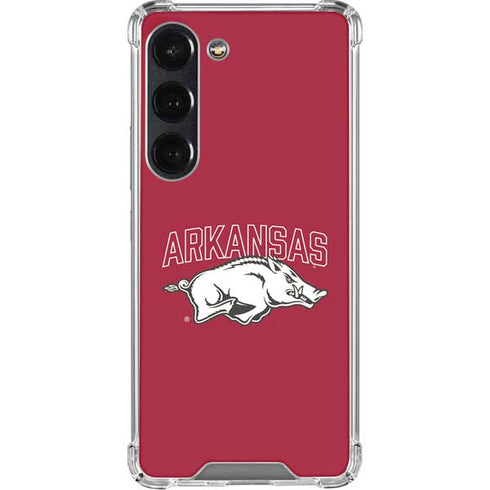 University of Arkansas-Fayetteville Razorbacks Logo Galaxy S23 Clear Case
