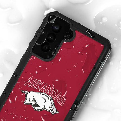 University of Arkansas-Fayetteville Razorbacks Logo Galaxy S23 Plus Waterproof Case