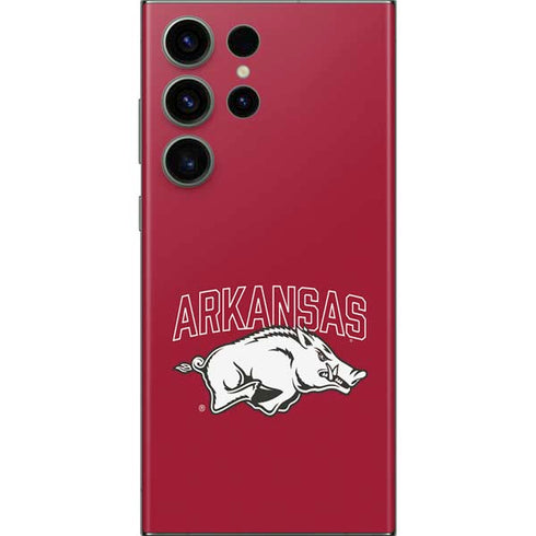 University of Arkansas-Fayetteville Razorbacks Logo Galaxy Skins