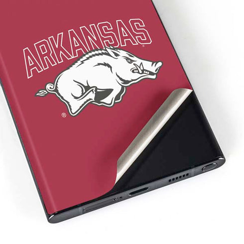 University of Arkansas-Fayetteville Razorbacks Logo Galaxy Skins