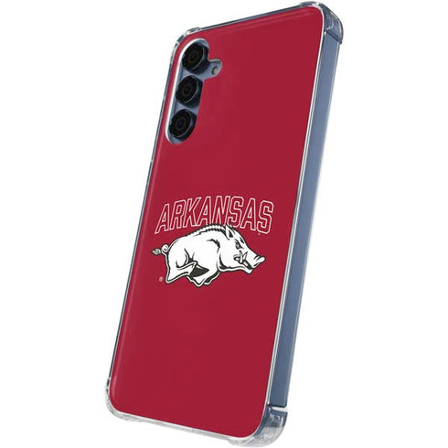 University of Arkansas-Fayetteville Razorbacks Logo Galaxy S24 Clear Case