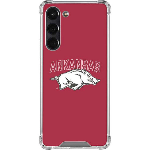 University of Arkansas-Fayetteville Razorbacks Logo Galaxy S24 FE Clear Case