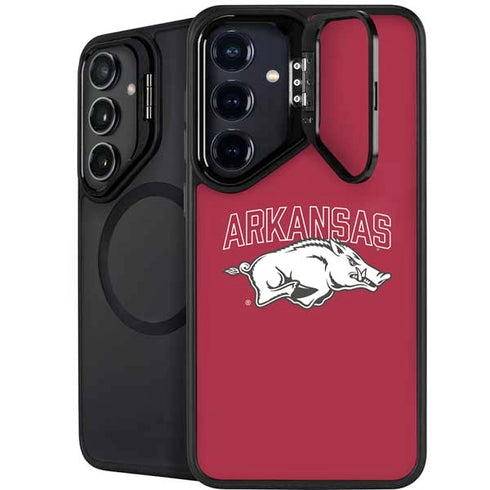University of Arkansas-Fayetteville Razorbacks Logo Galaxy S25 Kickstand Case