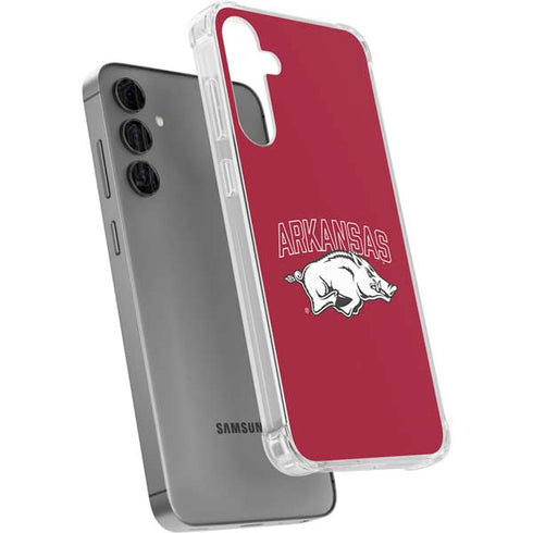 University of Arkansas-Fayetteville Razorbacks Logo Galaxy S24 Plus Clear Case