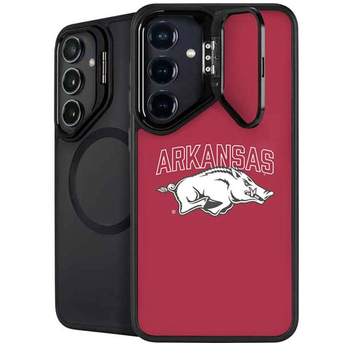 University of Arkansas-Fayetteville Razorbacks Logo Galaxy S25 Plus Kickstand Case