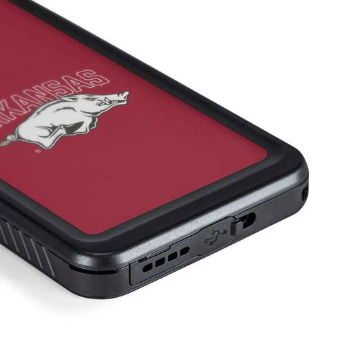 University of Arkansas-Fayetteville Razorbacks Logo Galaxy S24 Plus Waterproof Case